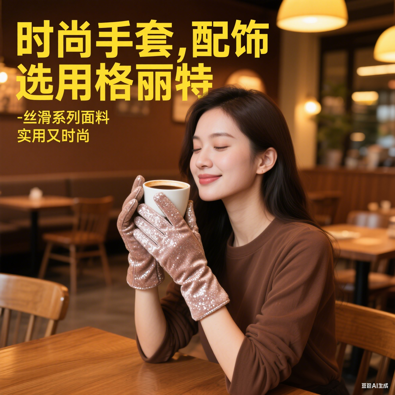 时尚手套
